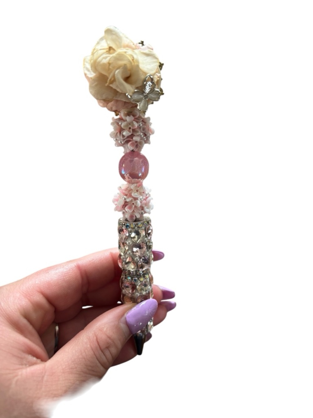 AB INKS HANDMADE EXPRESSIONS Handmade Crystal Floral Pen - Picture 4 of 6